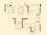 建发中央悦府_4室2厅2卫 建面141平米