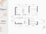 石厦花园_3室2厅2卫 建面123平米