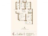 荣盛白鹭岛_3室2厅1卫 建面90平米