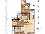 君临世纪_3室2厅2卫 建面93平米