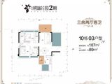 兆兴碧瑞花园二期_3室2厅2卫 建面107平米