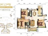 联合高峰汇_3室2厅2卫 建面100平米