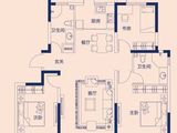 旭辉银盛泰金域蓝山_3室2厅2卫 建面135平米