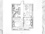 大华龙悦_65㎡-1 建面65平米