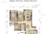 仁和西里_3室2厅2卫 建面105平米