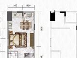 紫东国际_3#建面42.29㎡户型 建面42平米