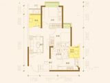 永川恒大悦府_2室2厅1卫 建面72平米