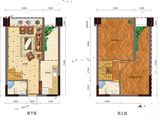 弘创名座_2室1厅2卫 建面40平米