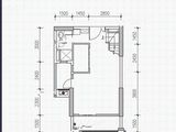 中德苹果跃层_A户型 建面54平米