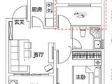 绿地微客公园_1室1厅1卫 建面59平米