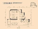 金地艺境水岸_3室2厅2卫 建面95平米