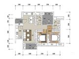 保利时代_3室2厅2卫 建面94平米