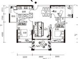 宁海尚峰2期_3室2厅2卫 建面100平米