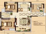 奥园誉湖湾_3室2厅1卫 建面95平米