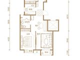 天恒金融街公园懿府_2室2厅1卫 建面88平米