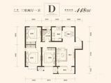 北宁公元_3室2厅1卫 建面118平米