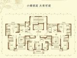 恒大翡翠华庭_3室2厅2卫 建面131平米