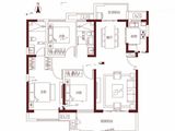 电建地产郑州泷悦华庭_3室2厅2卫 建面129平米