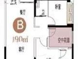 碧桂园岭南盛世_3室2厅2卫 建面90平米