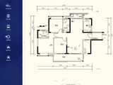 鸿景誉园_3室2厅2卫 建面137平米