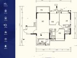 鸿景誉园_3室2厅2卫 建面102平米