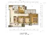 四季连城望悦_3室2厅2卫 建面135平米