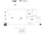 瑞源名嘉国际_1室1厅1卫 建面54平米