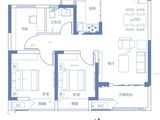 蓝城蘭园_3室2厅1卫 建面84平米