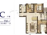 万科誉澜道_3室2厅1卫 建面116平米