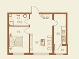 龙跃金水湾_1室1厅1卫 建面55平米