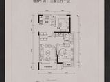 观棠源筑_2室2厅1卫 建面75平米