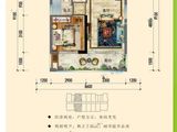 版纳上品_2室1厅1卫 建面77平米