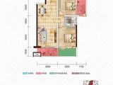 中央国际_2室2厅1卫 建面87平米