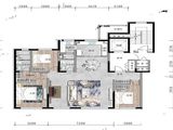 首创禧悦大观_3室2厅2卫 建面142平米