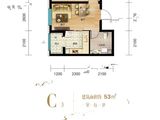 江城国际_1室1厅1卫 建面53平米