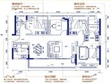 佳兆业滨江壹号_4室2厅2卫 建面124平米