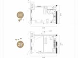 远鸿锦悦金沙_1室1厅1卫 建面37平米