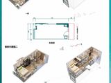 绿地东海岸桃李赋_2室2厅2卫 建面34平米