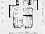 天津富力新城_3室2厅1卫 建面90平米