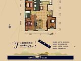 欧亚御龙湾四期_3室2厅2卫 建面121平米