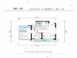 地建嘉信臻华府_3室2厅1卫 建面94平米