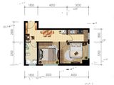 中凯学府寓_2室1厅1卫 建面63平米