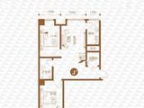 恩泰卓越学府_2室2厅1卫 建面112平米