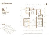 金隅云筑_3室2厅2卫 建面146平米