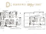 旭辉银盛泰星瀚城_4室2厅2卫 建面202平米