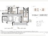 万科麓山_3室2厅2卫 建面108平米