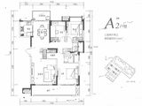 人居翠怡峰荟_3室2厅2卫 建面134平米