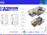 南宁花漾城_3室2厅1卫 建面45平米