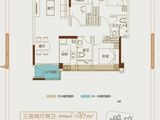 五洲富山园_3室2厅2卫 建面87平米