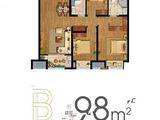 依云悦府_3室2厅2卫 建面98平米